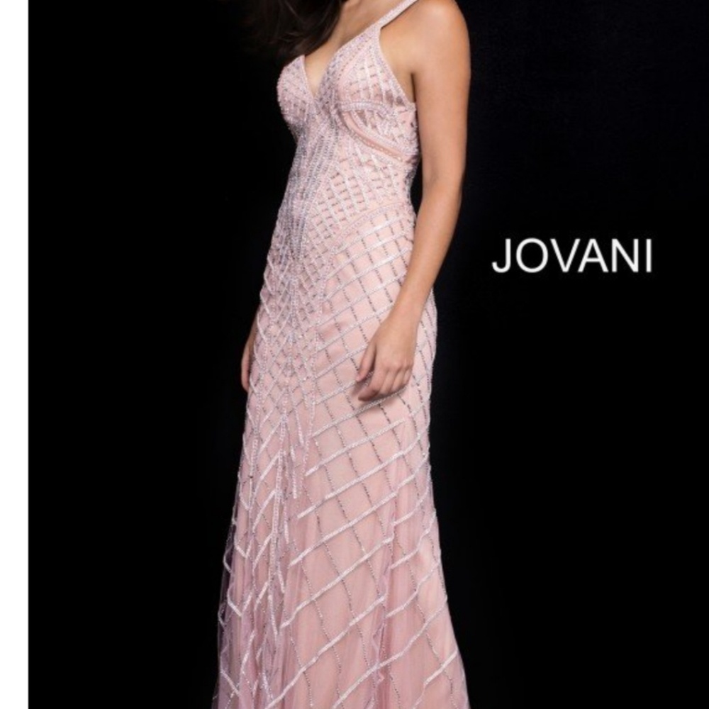 JOVANI gown pink wedding bridesmaid engagement